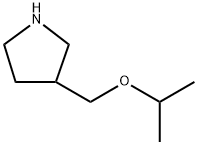 3-(Isopropoxymethyl)pyrrolidine Structure