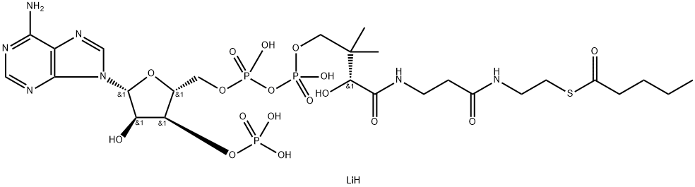 코엔자임An-발레릴유도체(C5:0),리튬염 구조식 이미지