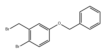 4-(benzyloxy)-1-bromo-2-(bromomethyl)benzene Structure