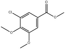 Methyl 3-chloro-4-hydroxy-5-methoxybenzoate Structure