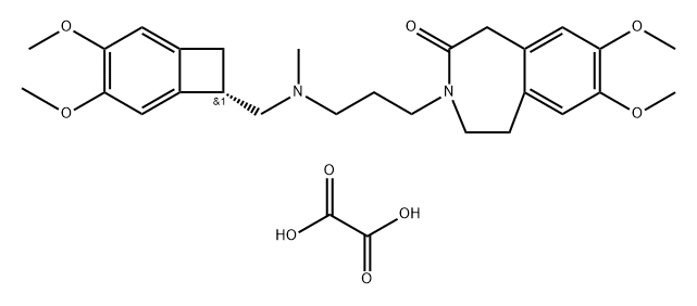 Ivabradine oxalate Structure