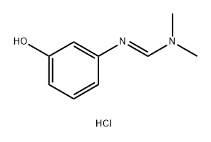 m-Dimethylaminomethyleneiminophenol hydrochloride Structure