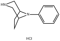 8-Phenyl-3,8-diazabicyclo3.2.1octane HCl Structure