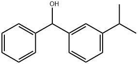 (3-isopropylphenyl)(phenyl)methanol Structure