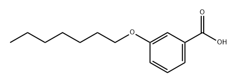 3-n-Heptyloxybenzoic acid Structure