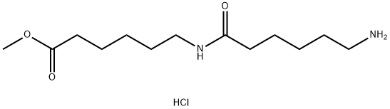 6-(6-Aminohexanamido)-hexanoic Acid Methyl Ester Hydrochloride Structure