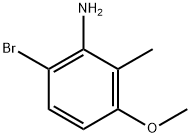 6-Bromo-3-methoxy-2-methylaniline Structure