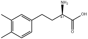 Benzenebutanoic acid, α-amino-3,4-dimethyl-, (αR)- Structure