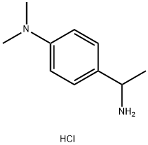 4-(1-aminoethyl)-N,N-dimethylaniline hydrochloride 구조식 이미지