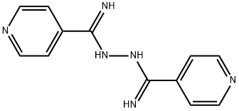 N-(Pyridin-4-ylmethanimidamido)pyridine-4-carboximidamide 구조식 이미지