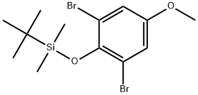 1,3-Dibromo-2-[[(1,1-dimethylethyl)dimethylsilyl]oxy]-5-methoxybenzene Structure