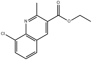 ethyl 8-chloro-2-methylquinoline-3-carboxylate Structure