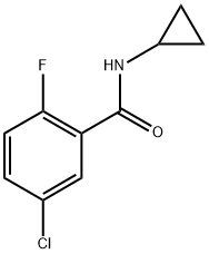 5-chloro-N-cyclopropyl-2-fluorobenzamide Structure