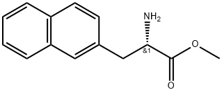 2-Naphthalenepropanoic acid, α-amino-, methyl ester, (αS)- Structure