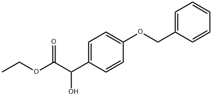 Ethyl α-hydroxy-4-(phenylmethoxy)benzeneacetate Structure