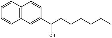 α-Hexyl-2-naphthalenemethanol Structure