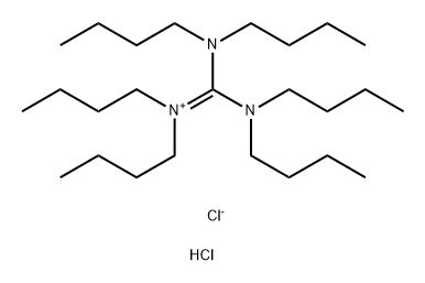 1-Butanaminium, N-[bis(dibutylamino)methylene]-N-butyl, chloride, hydrochloride (1:1:1) Structure