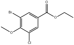 ethyl 3-bromo-5-chloro-4-methoxybenzoate Structure