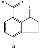 7-Chloro-3-oxo-2,3-dihydro-1H-indene-4-carboxylic acid Structure