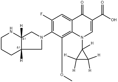 Moxifloxacin Structure