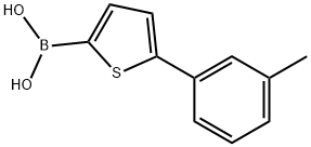 B-[5-(3-Methylphenyl)-2-thienyl]boronic acid Structure