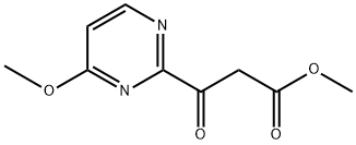 2-Pyrimidinepropanoic acid, 4-methoxy-β-oxo-, methyl ester Structure