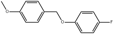 1-Fluoro-4-[(4-methoxyphenyl)methoxy]benzene Structure