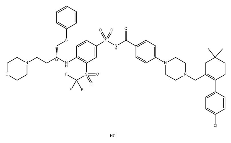 Navitoclax dihydrochloride Structure