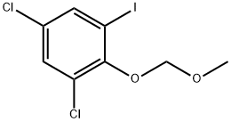 1,5-Dichloro-3-iodo-2-(methoxymethoxy)benzene 구조식 이미지