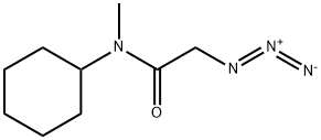 2-azido-n-cyclohexyl-n-methylacetamide Structure