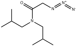 2-Azido-N,N-bis(2-methylpropyl)acetamide Structure