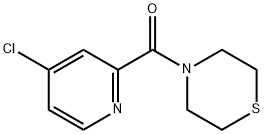 (4-Chloropyridin-2-yl)(thiomorpholino)methanone Structure