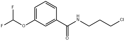 N-(3-Chloropropyl)-3-(difluoromethoxy)benzamide Structure