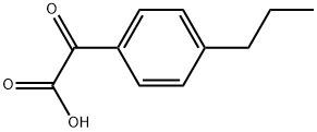 2-oxo-2-(4-propylphenyl)acetic acid Structure