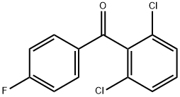 (2,6-dichlorophenyl)(4-fluorophenyl)methanone Structure