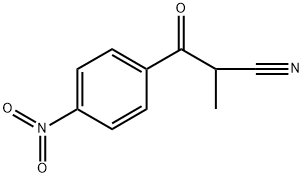 2-methyl-3-(4-nitrophenyl)-3-oxopropanenitrile Structure