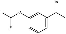 1-(1-bromoethyl)-3-(difluoromethoxy)benzene 구조식 이미지