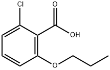 2-chloro-6-propoxybenzoic acid Structure