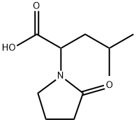 4-methyl-2-(2-oxopyrrolidin-1-yl)pentanoic acid Structure