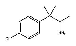 Benzeneethanamine, 4-chloro-α,β,β-trimethyl- Structure