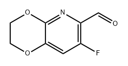 7-Fluoro-2,3-dihydro-[1,4]dioxino[2,3-b]pyridine-6-carbaldehyde Structure