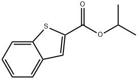 1-Methylethyl benzo[b]thiophene-2-carboxylate Structure