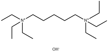 1,5-Pentanediaminium, N1,N1,N1,N5,N5,N5-hexaethyl-, hydroxide (1:2) Structure