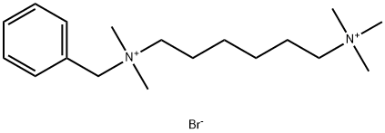 N1-benzyl-N1,N1,N6,N6,N6-pentamethylhexane-1,6-diaminium Structure