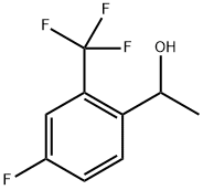 1-[4-fluoro-2-(trifluoromethyl)phenyl]ethan-1-ol Structure