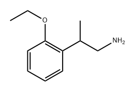 Benzeneethanamine, 2-ethoxy-β-methyl- Structure