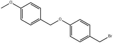 Benzene, 1-(bromomethyl)-4-[(4-methoxyphenyl)methoxy]- Structure