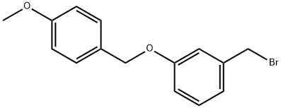 1-(Bromomethyl)-3-[(4-methoxyphenyl)methoxy]benzene Structure