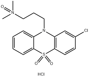 Chlorpromazine Sulfone N-Oxide Hydrochloride (Chlorpromazine N,S,S-Trioxide Hydrochloride) Structure