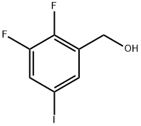 (2,3-Difluoro-5-iodophenyl)methanol Structure